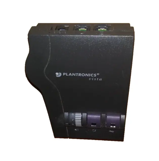 Genuine Plantronics Vista M12 Headset Amplifier Replacement Base Unit Only