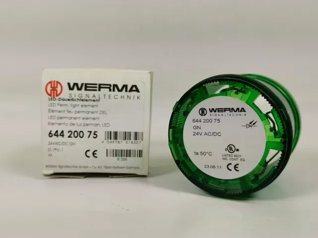 Werma Tecnica-Segnale LED 644.200.75 644 200 75 - Elemento Luminoso Fisso New