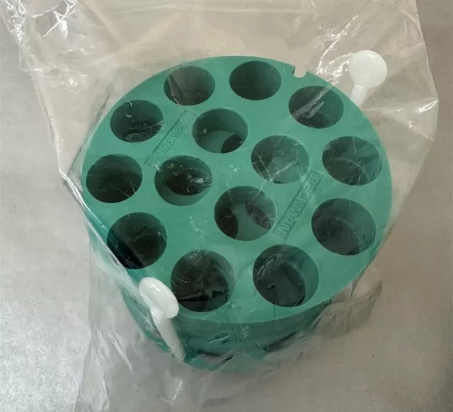 Case Beckman Coulter 359151 Centrifuge Multidisc Adapters Green 14-Place Conical 3