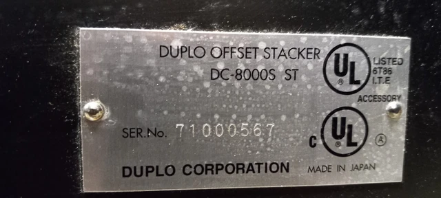 Duplo Collator Accessories