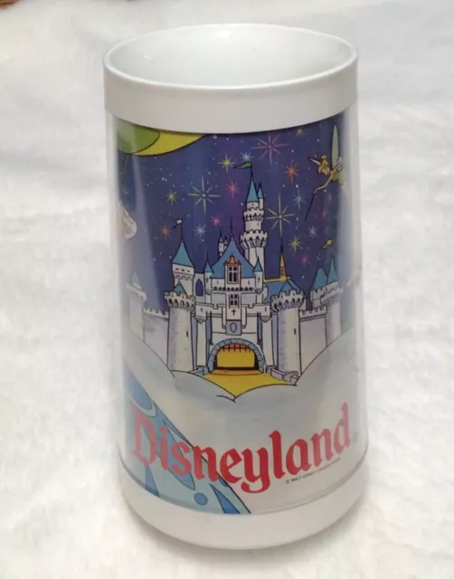 Disney Disneyland Super 22 Souvenir Refill Mug Plastic Stars Vintage 80s