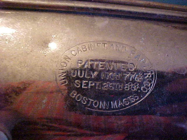 RARE Union 1883 Antique Victorian Nickel Bathroom Wall Mount Toilet Paper Holder 2