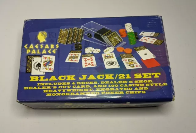 Caesars Palace Blackjack And 21 Set.