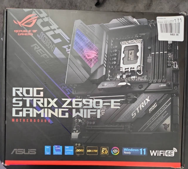 ASUS ROG STRIX Z690E Gaming WiFi ATX Motherboard for Gaming Intel LGA