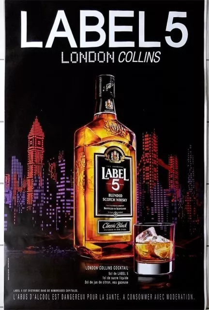 Affiche Publicitaire Roulée Whisky  Clan Campbell  (escalier) format  120X175cm
