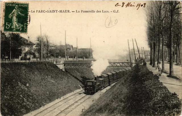 CPA Le Parc Saint-Maur - La Passerelle des Lacs (275449)
