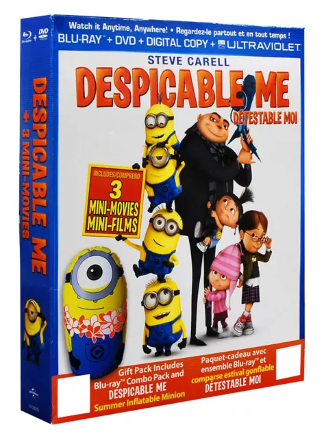 Despicable Me (Avec Gonflable Minion)(Blu-Ray Neuf Bleu