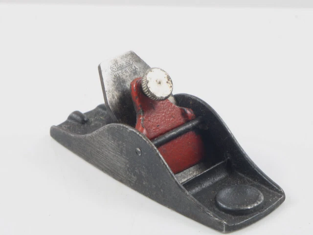 Antique Vintage Stanley Block Plane No 101 Flat Sole Inv#AC83w
