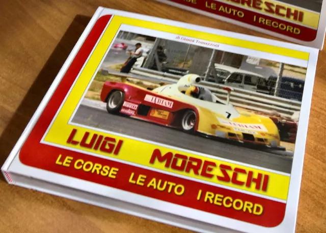 Libro su 50 anni di gare in auto: Luigi Moreschi - Le Auto, Le Corse, I Record
