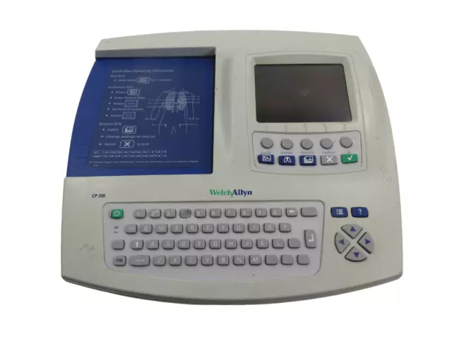 Welch Allyn CP200 Portable ECG Electrocardiograph AS IS - Free Shipping