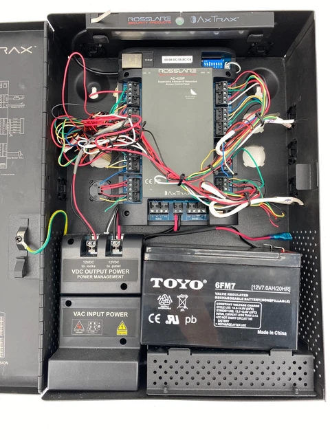 ROSSLARE AC-425IP-B Expandable 4-Reader IP Networked Access Control Panel