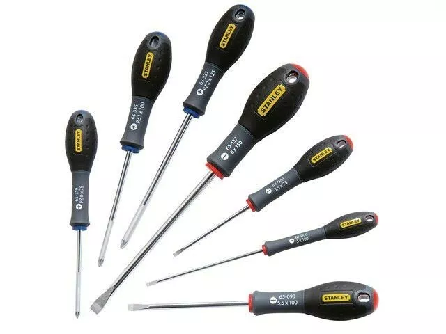 Stanley Fatmax Tournevis Set 7 Pièce Parallèle Évasée Pozidriv - STA065425