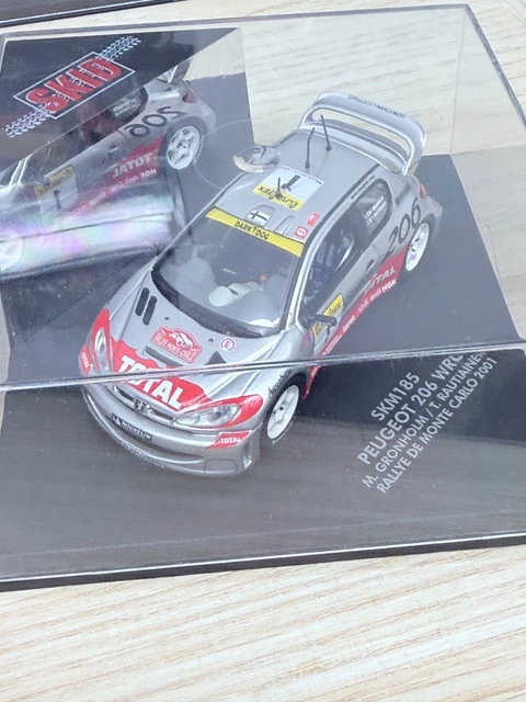 1/43 Peugeot 206 WRC #1 Rallye Monte Carlo 2001 Gronholm Vitesse SKID