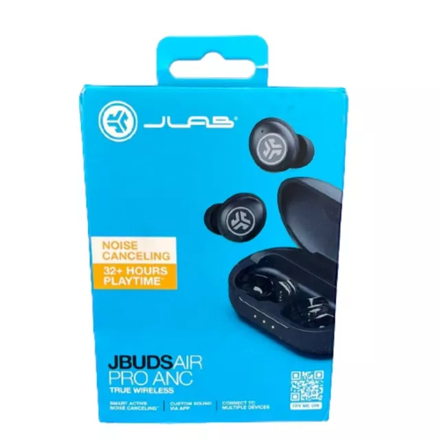 JLab Audio - JBuds Air Sport True Wireless In-Ear Headphones - Black.open box