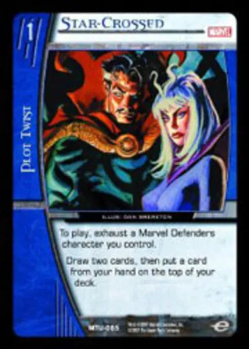 VS System: Star-Crossed [Played] Marvel Team-Up TCG CCG Classic Marvel DC DH Dar