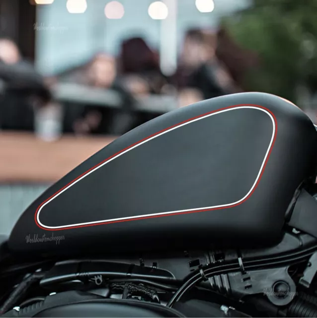 AUFKLEBER TANK MOTORRAD Custom IN Bands Fallen Kompatibel für Harley  Davidson EUR 45,88 - PicClick DE