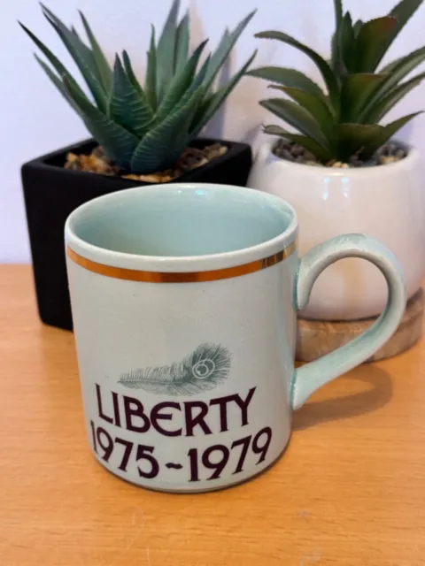 Vintage Liberty Of London Year Mug. 1975 - 1979. Burleigh. Mint Condition. 