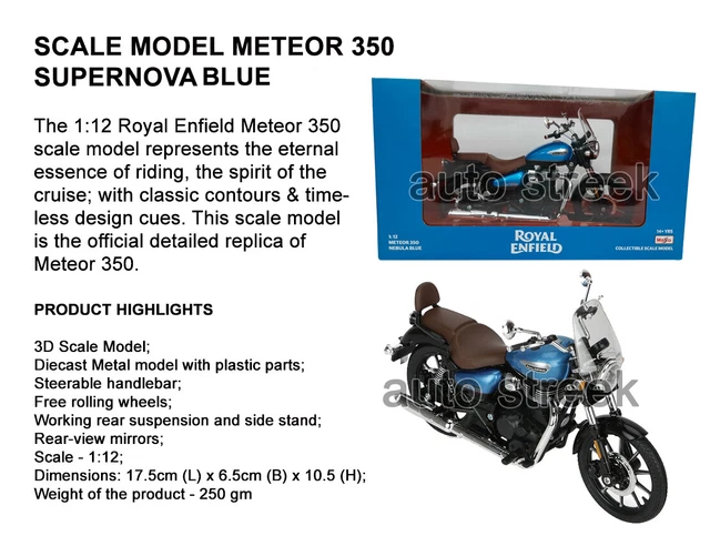 royal enfield meteor 350 scale model