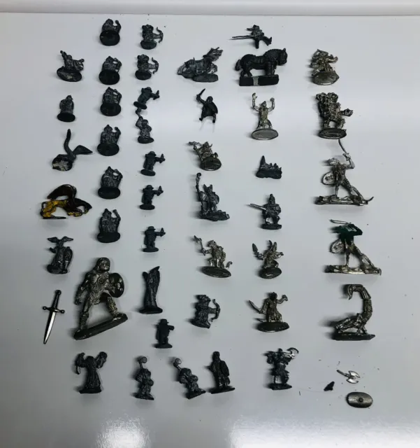 44 D&D Dungeons & Dragons RPG Miniatures Lead/Pewter LOT Ral Partha 70s-90s