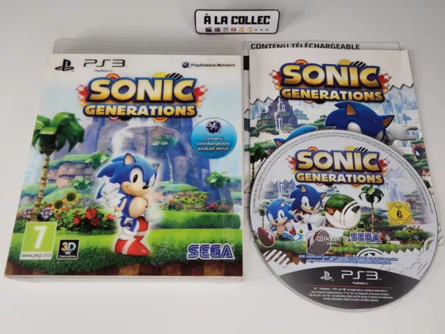 Sonic Generations Edition Limitée + Fourreau Holo 3D - Sony PS3 (FR) - Complet