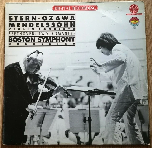 OZAWA STERN MENDELSSOHN Violin Concertos Ex+ 1981 CBS OZAWA STERN MENDELSSOHN Violin Concertos Ex+ 1981 CBS