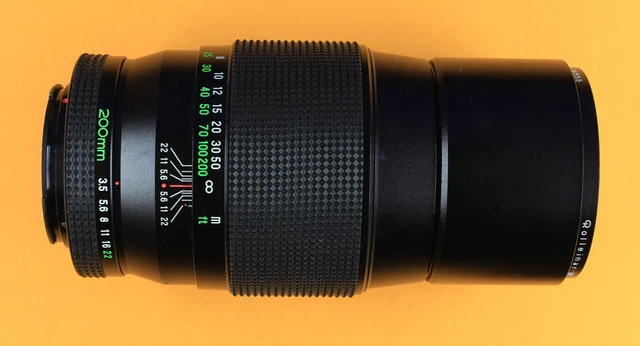 Rolleinar Tele-Objektiv 200mm lichtstark f/3.5 KOMPLETT Extrem scharf