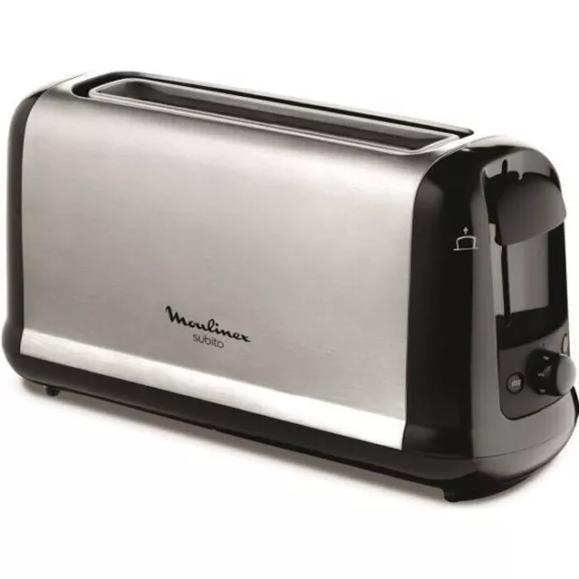 MOULINEX LS260800 Subito Grille-pain 1 longue fente, Toaster, Thermostat 7 po. .