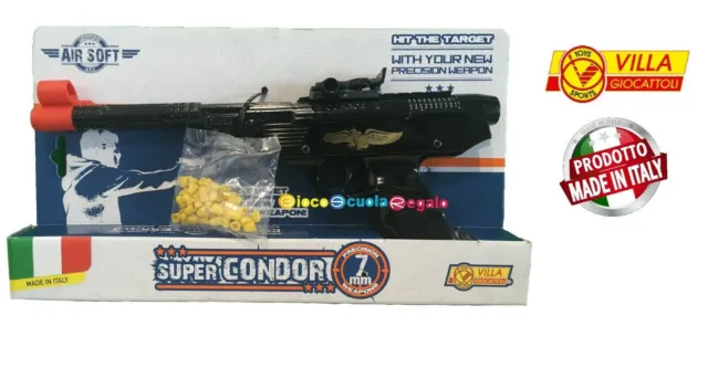 Schrödel- Pistolet Jouet Super 88 8-Coups, 1030881, Noir/Marron