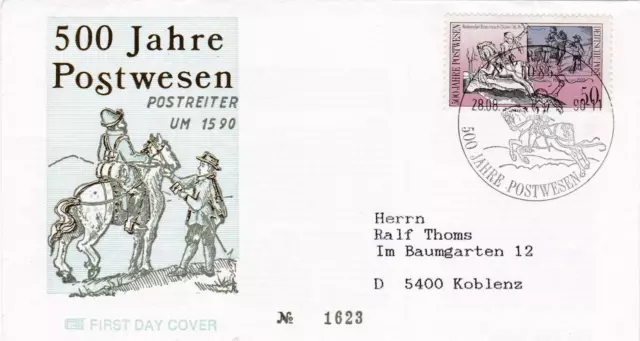 BRD,500 Jahre Postwesen,Berlin,Postreiter