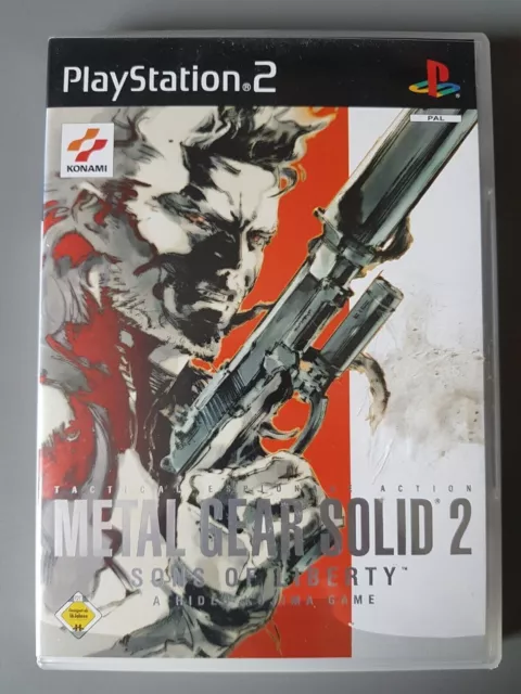 Metal Gear Solid 2 Sons of Liberty + Making of, für PS2, Hülle beschädigt