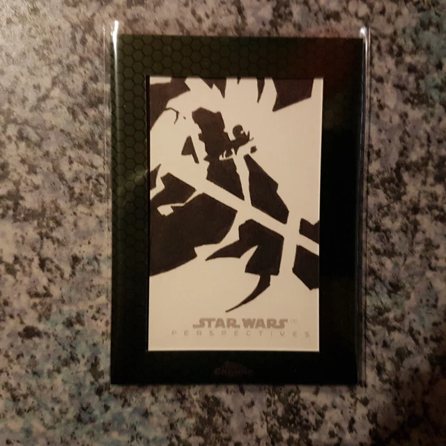 Star Wars Topps Cromate Prospettive Carta da visita schizzo 2015