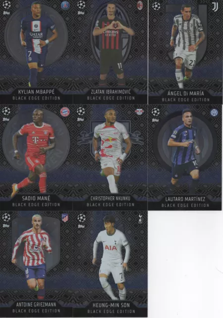 Match Attax Champions League Extra 2022/2023 edizione limitata/nera/LE-BL1-4 ecc.