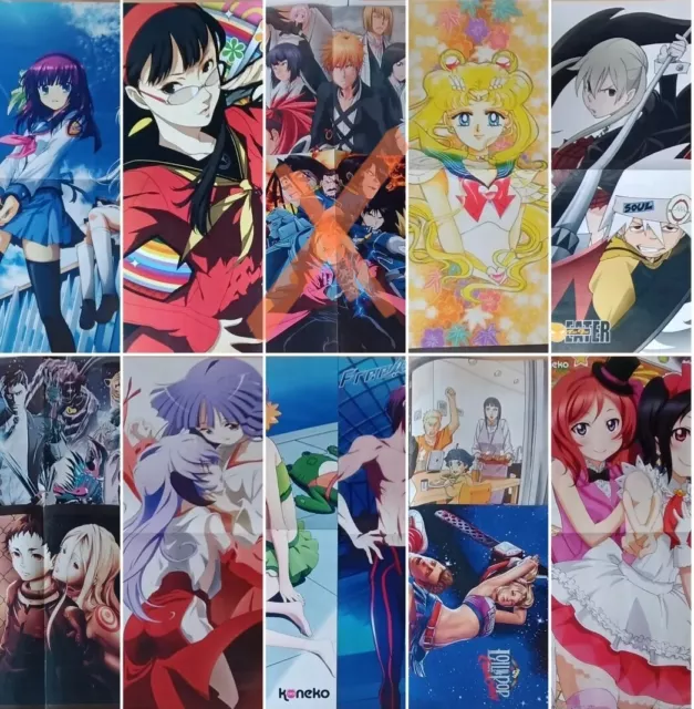Poster Anime Plakate Koneko manga Merch Noragami Sailor Moon Soul Eater Aot