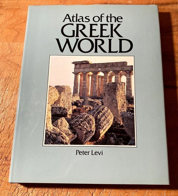 Atlas Of The Greek World-Levi 1980-Large Hb/J-Superb Illus Classic Nf