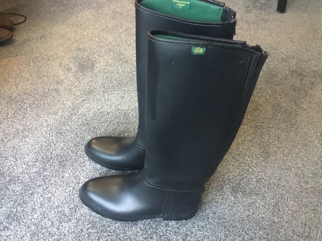 Happy Boot Mi-mollet Bottes Équestres USG Happy Boot Enfant - PVC - Tige Mi-mollet - Taille 40 Bottes D'équitation Homme