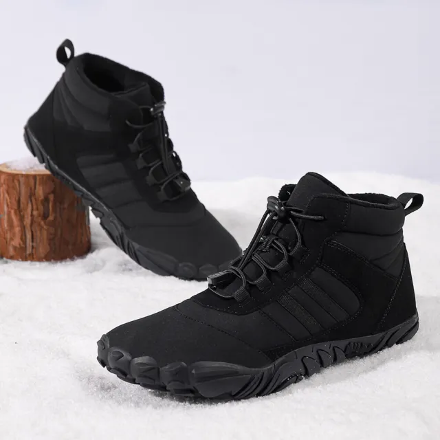 UNISEX ANKLE SNOW Boots Non-Slip Waterproof Lace Up for Men Women ...