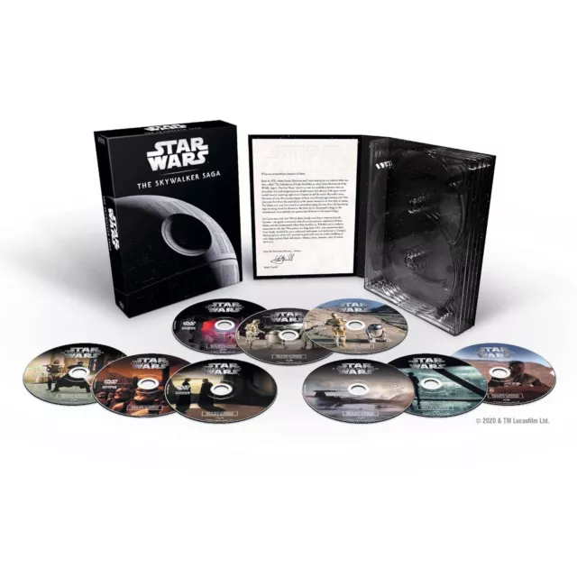 Dvd Star Wars ⚠️ 9 Film Skywalker Completa (Limited Edition) (9 DVD Digipack)⚠️