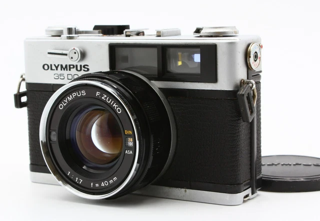 OLYMPUS 35 DC Silver Rangefinder Camera F.Zuiko 40mm f/1.7 Lens