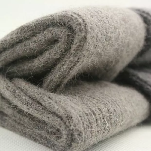 3Pack Men 100%Wool Cashmere Crew Socks Dress Thick Thermal Boot Warm Soft Winter