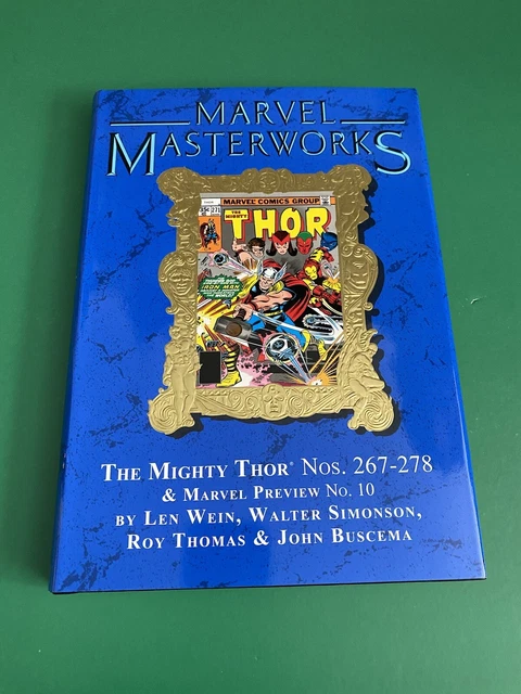 Marvel Masterworks The Mighty Thor*267*Variant Gold Foil*HC First Printing*