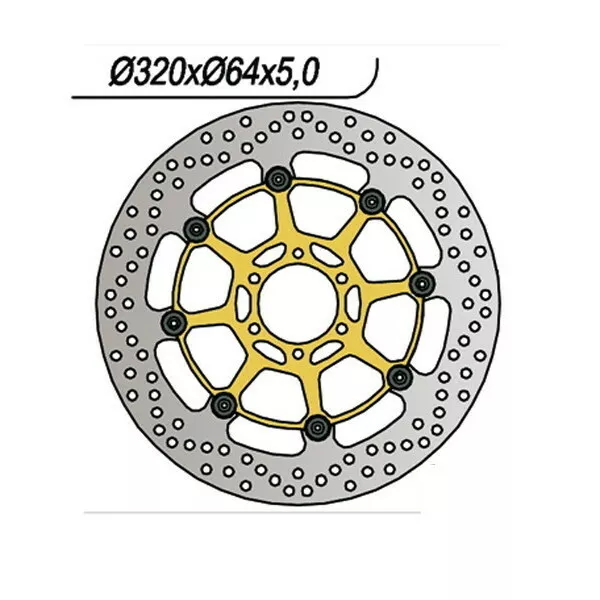 Disco Freno Anteriore Dx-Sx Ducati 916 Sps (H100Aa) 996 97>98 Ng 1060 65.91060