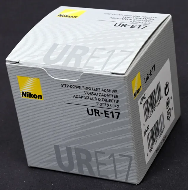 Nikon UR-E17 Step Down Ring Lens Adapter for Coolpix 8800 & TC-17ED - New In Box