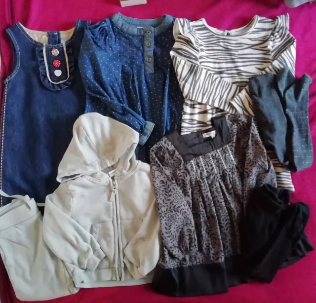 Pacchetto abiti + abiti, ragazza età 2-3, Next, Gap, autografo, tutti in perfette condizioni