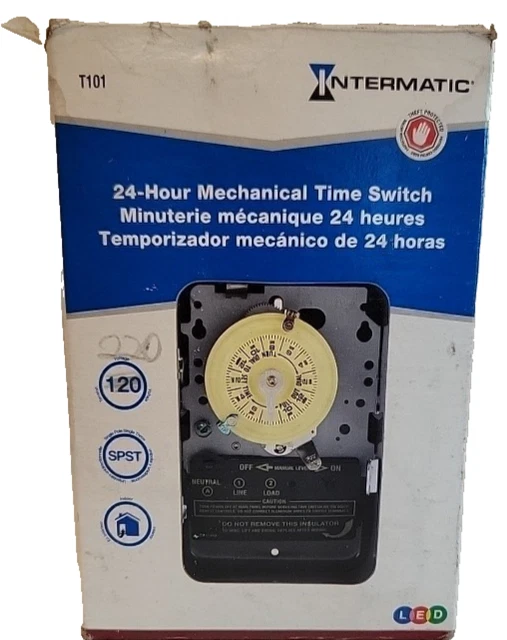Intermatic T101m - Mecanismo Mecánico De 24 Horas Con Tempor | Meses sin interés Intermatic T101m - Mecanismo Mecánico De 24 Horas Con Tempor | Meses sin interés