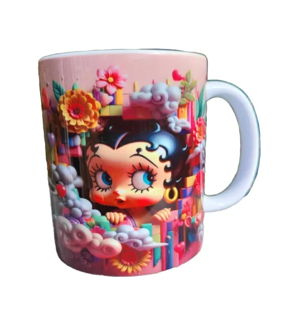 Betty Boop  Love Theme Tea Coffee Mug  Easter Mug Gifts Betty Boop