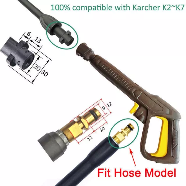 Ersatz Hochdruckreiniger Jet Variable Lanze Pistole Für Kärcher K2 K3 K4 K5 K7~