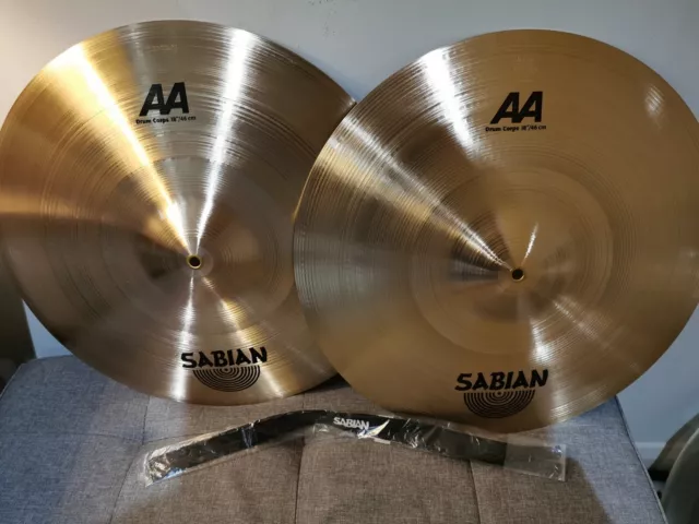 Sabian 18" AA Drum Corps Cymbals Pairs
