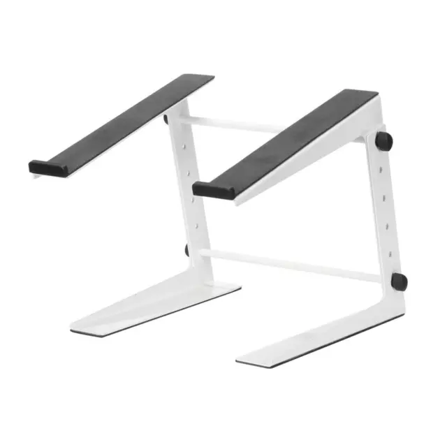 Adam Hall SLT 001 EW DJ Laptop Stand White Heavy Duty Metal Club Disco