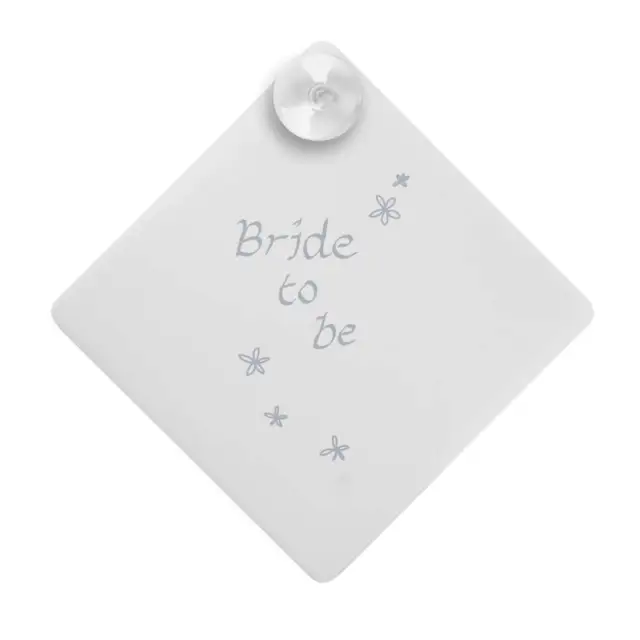 'Bride to be' Suction Cup Car Window Sign (CG00020456)