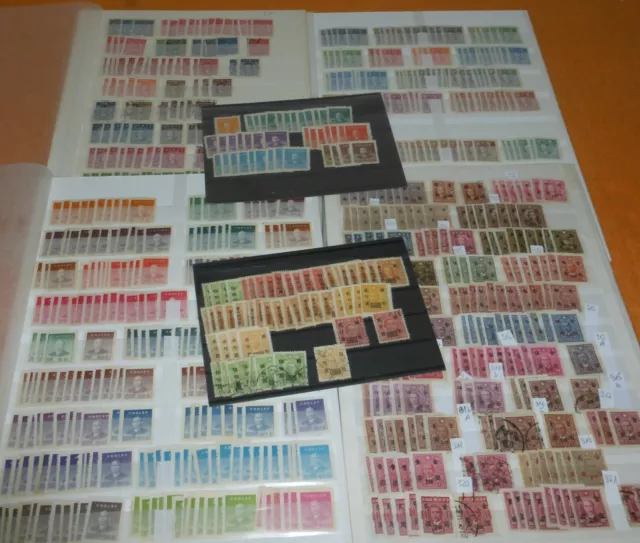 Großer China Nachlass Sammlung mit 1300 (!) Briefmarken Lot Republik Chine